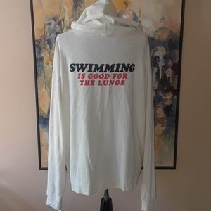 Wildfox Swimming is good for the Lungs zip hoodie